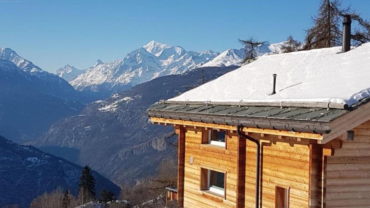 Chalet Matterhornsicht Naters Buitenkant foto