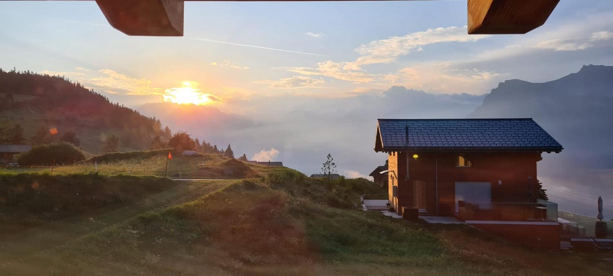 Chalet Matterhornsicht Naters Buitenkant foto